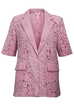 Kavajer/ytterplagg - Objritta long blazer – Pink Frosting
